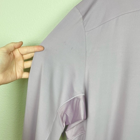 Coolibar Men's XL UPF 50+ Agility Perfromance Pullover Lilac Purple Long Sleeve - Picture 8 of 15